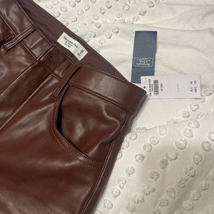 Vegan Leather Pants